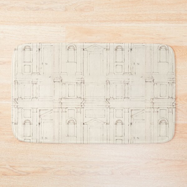 Item preview, Renaissance Facade Architectural Study Sketch designed and sold by artofuniverse.