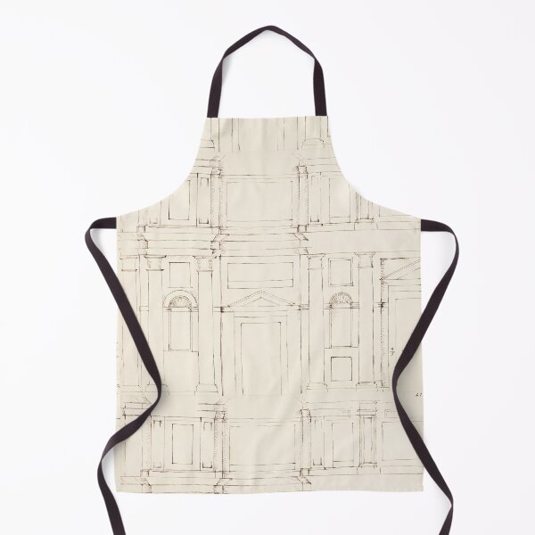 Item preview, Renaissance Facade Architectural Study Sketch designed and sold by artofuniverse.