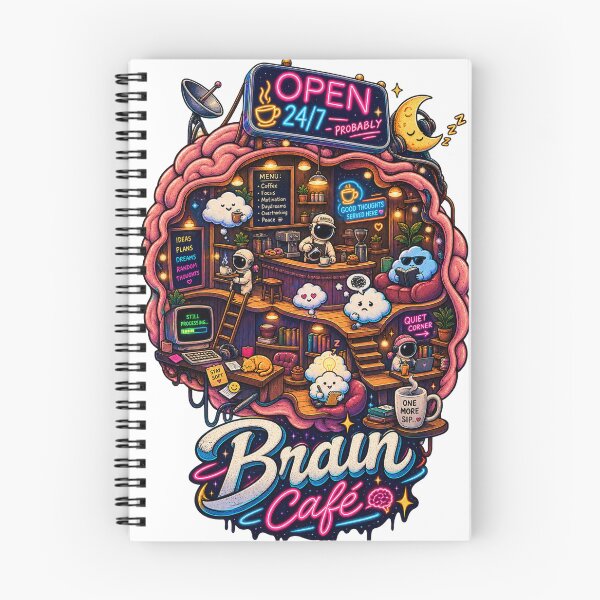 Item preview, Brain Café – Open 24/7 Probably designed and sold by NarpLTD.