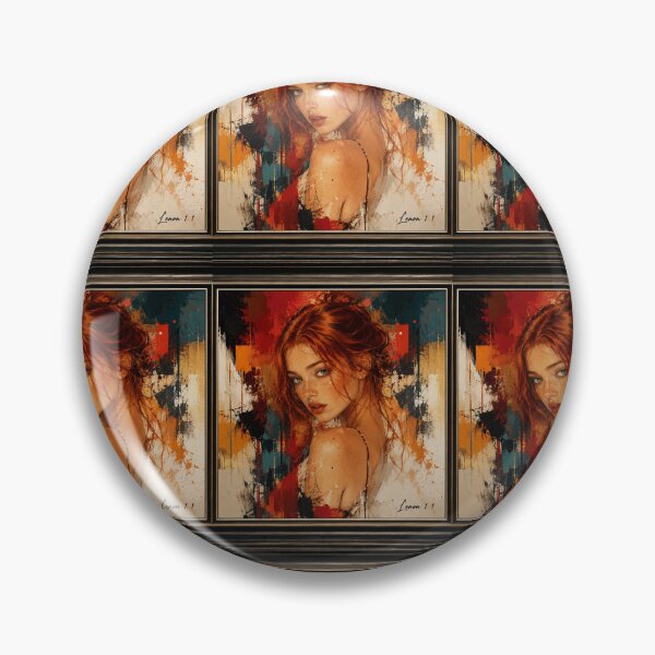 Item preview, Auburn Muse Abstract Portrait designed and sold by SHOCAMPOS DESIGNS .
