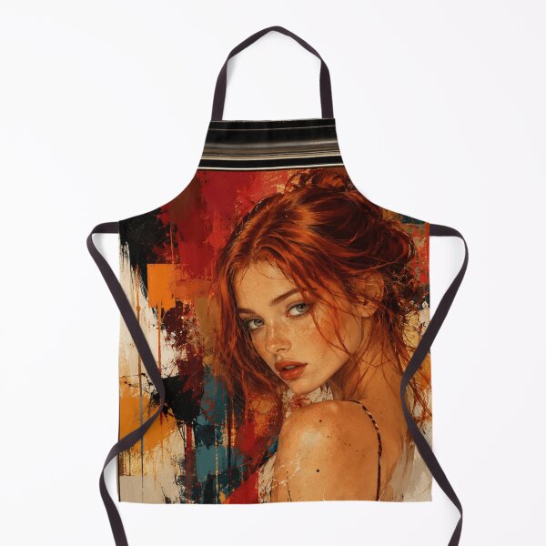 Item preview, Auburn Muse Abstract Portrait designed and sold by SHOCAMPOS DESIGNS .