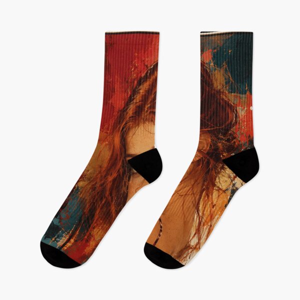 Item preview, Auburn Muse Abstract Portrait designed and sold by SHOCAMPOS DESIGNS .