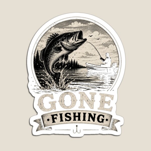 Item preview, Gone Fishing  designed and sold by TheEndDesign.
