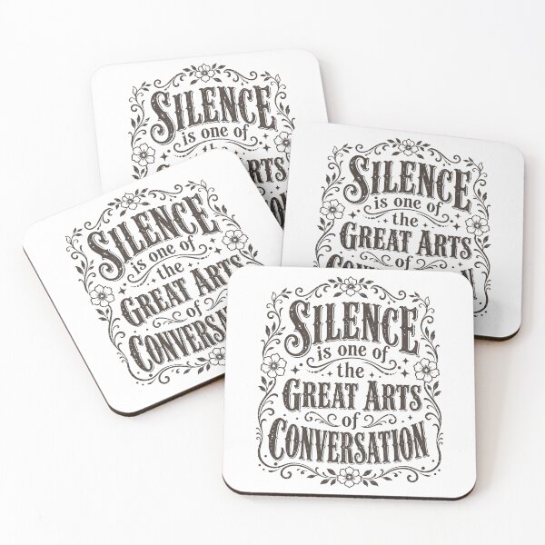 Item preview, Silence Speaks designed and sold by Quote Gallery.