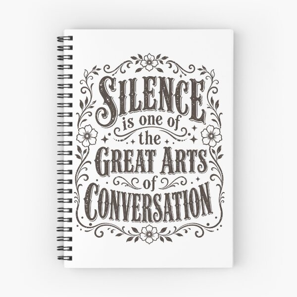 Item preview, Silence Speaks designed and sold by Quote Gallery.