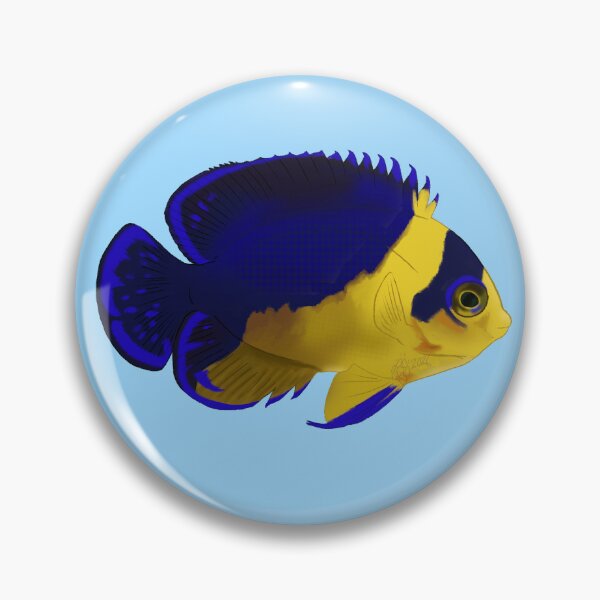 Item preview, Purple Masked Angelfish designed and sold by Copperbora.