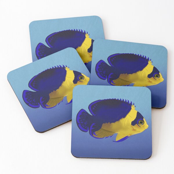 Item preview, Purple Masked Angelfish designed and sold by Copperbora.