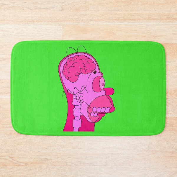 Item preview, Homer Simpson Head X-Ray Brain Art (pink) designed and sold by ZERO-MIND.