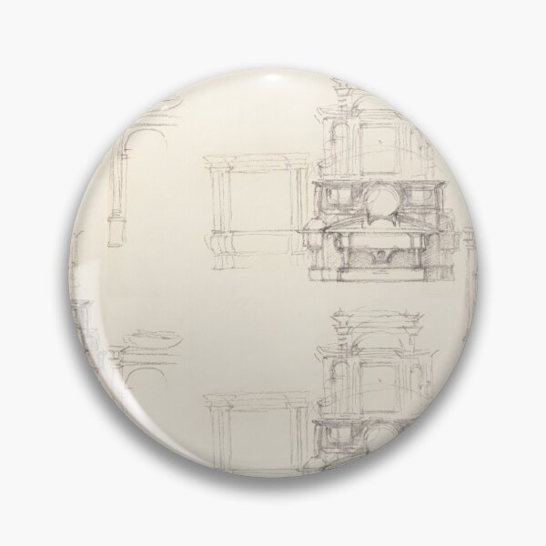 Item preview, Renaissance Architectural Study Sketch designed and sold by artofuniverse.