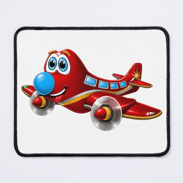 Item preview, Red Airplane Cartoon designed and sold by Scott Hayes.