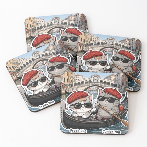 Item preview, Venice Gondola Ride - Freda and Junior Rialto Bridge Italy designed and sold by MAISON SYLVIE.