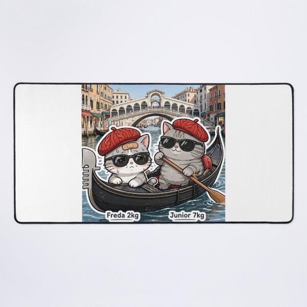 Item preview, Venice Gondola Ride - Freda and Junior Rialto Bridge Italy designed and sold by MAISON SYLVIE.