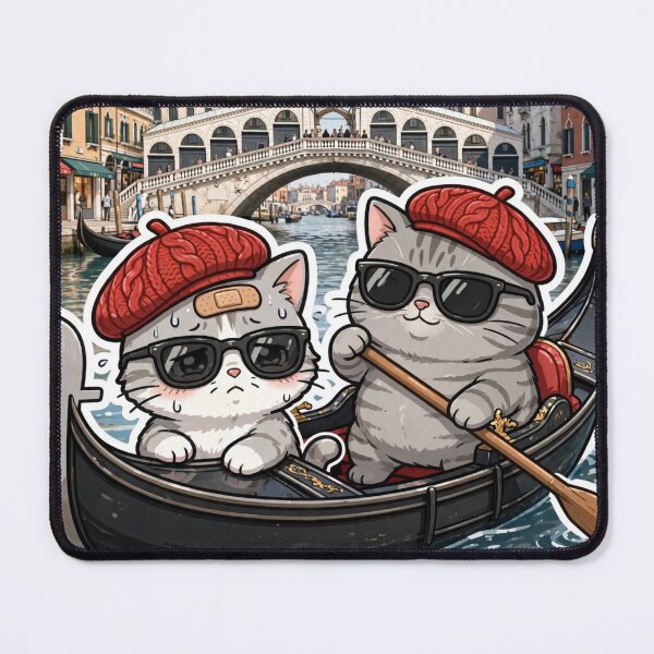 Item preview, Venice Gondola Ride - Freda and Junior Rialto Bridge Italy designed and sold by MAISON SYLVIE.