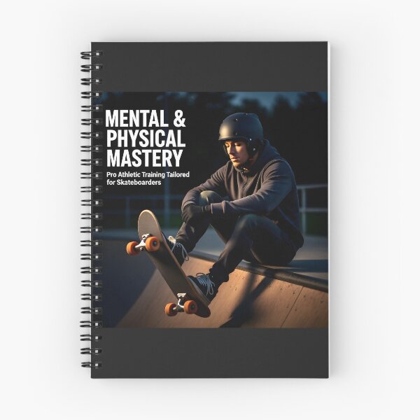 Item preview, Mental and Physical Mastery Skateboard Poster: Pro Halfpipe Training Canvas designed and sold by Creative-RE.