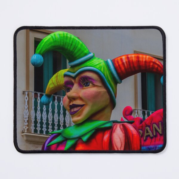 Item preview, Colorful Jester Carnival Float With Vibrant Costume And Whimsical Masked Parade Figure designed and sold by Nmallia.