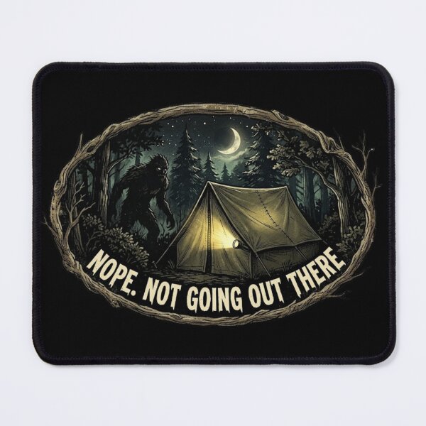 Item preview, Nope, Not Going Out there designed and sold by RisingWolfStudio.