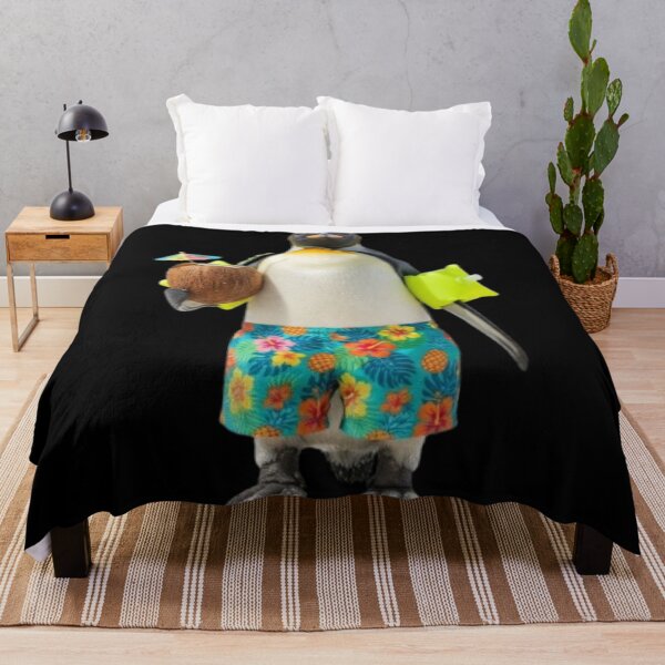 Item preview, Summer Vacation Penguin Beach Party Art designed and sold by DailySparks.