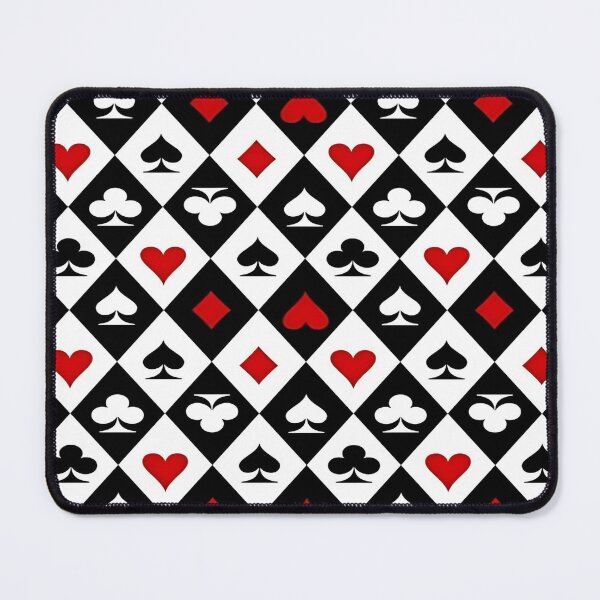 Item preview, A Geometric Repeating Seamless Patterns Of A Playing Card Symbols In A Dynamic Color Palette designed and sold by Matt_Smith.