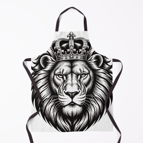Item preview, Majestic Lion King Wearing Royal Crown designed and sold by Fatma Creates.