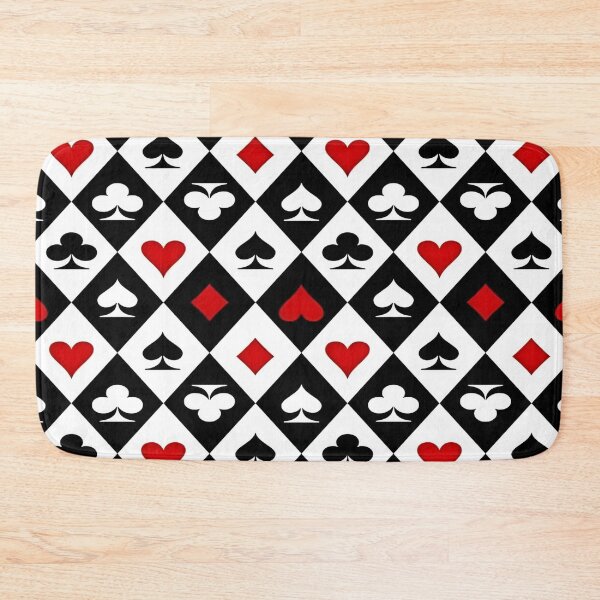 Item preview, A Geometric Repeating Seamless Patterns Of A Playing Card Symbols In A Dynamic Color Palette designed and sold by Matt_Smith.