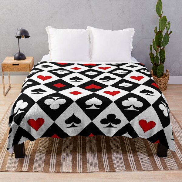 Item preview, A Geometric Repeating Seamless Patterns Of A Playing Card Symbols In A Dynamic Color Palette designed and sold by Matt_Smith.