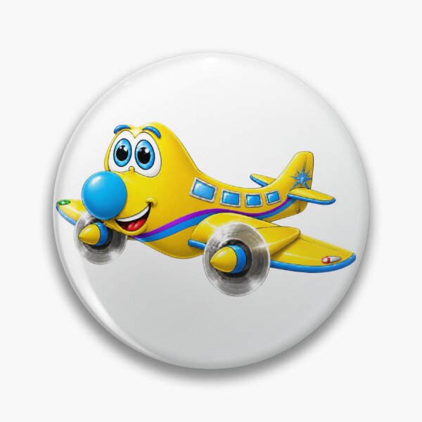 Item preview, Yellow Airplane Cartoon designed and sold by Scott Hayes.