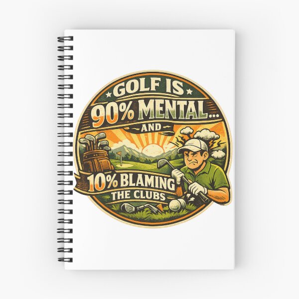 Item preview, Golf Mental Game Humour Design designed and sold by RMBPrintStudio.