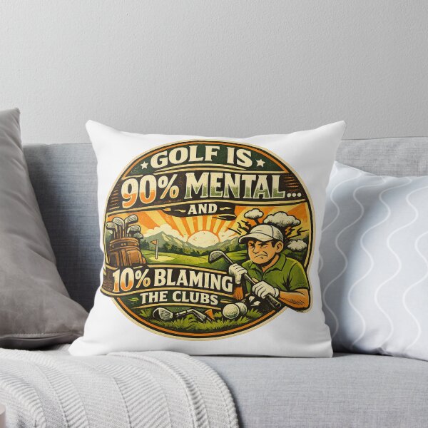 Item preview, Golf Mental Game Humour Design designed and sold by RMBPrintStudio.