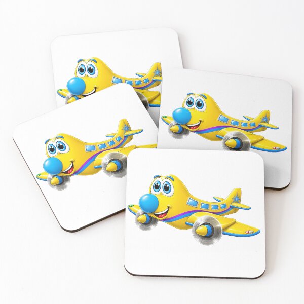 Item preview, Yellow Airplane Cartoon designed and sold by Scott Hayes.