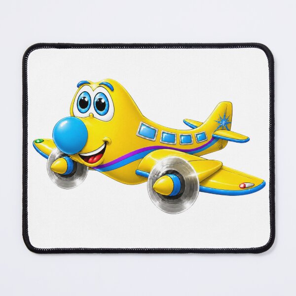 Item preview, Yellow Airplane Cartoon designed and sold by Scott Hayes.