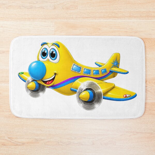 Item preview, Yellow Airplane Cartoon designed and sold by Scott Hayes.