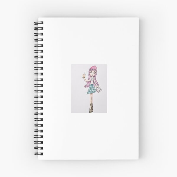 Item preview, ​Pink Hair Anime Girl With Bubble Tea designed and sold by SofiaByCruti.