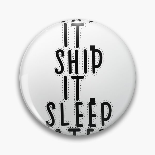 Item preview, Text Typography Screw it. Ship it. Sleep later. Deadline Humor designed and sold by TypeboldStudio.