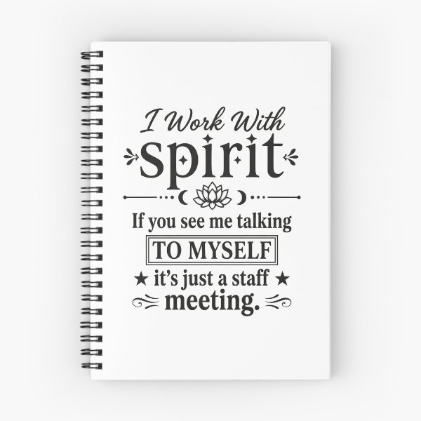 Item preview, I Work with Spirit If You See Me Talking to Myself Humor Mom designed and sold by hemagamo.