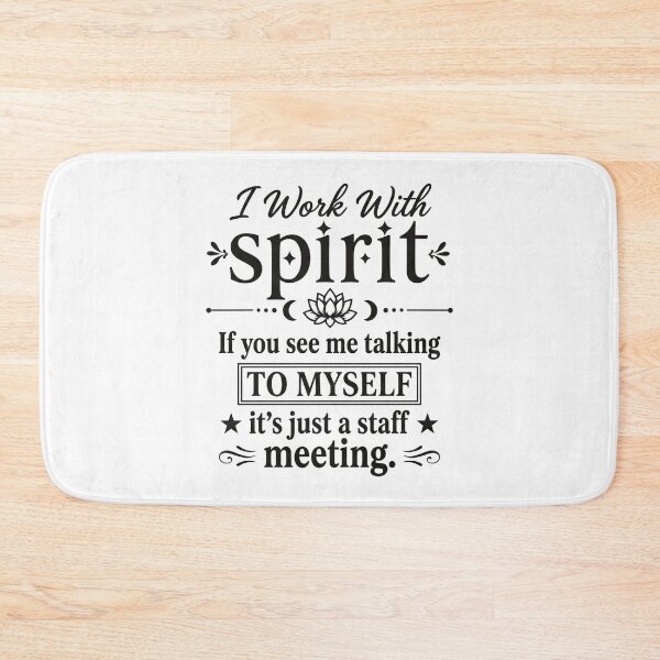 Item preview, I Work with Spirit If You See Me Talking to Myself Humor Mom designed and sold by hemagamo.