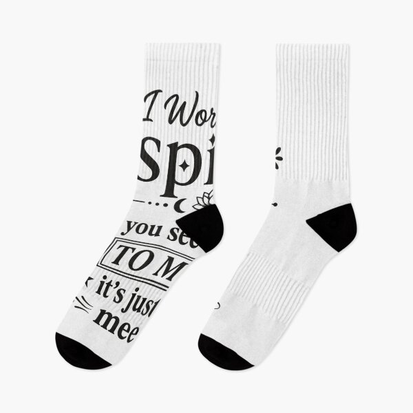 Item preview, I Work with Spirit If You See Me Talking to Myself Humor Mom designed and sold by hemagamo.