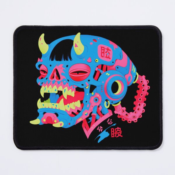 Item preview, Colorful Cyberpunk Skull Head designed and sold by folskullyz.