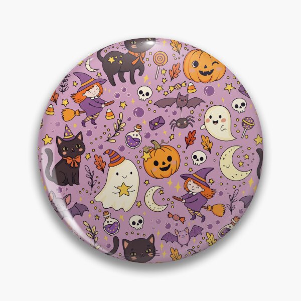 Item preview, Whimsical Kawaii Spooky Friends Halloween Pattern designed and sold by Mimo & Co..