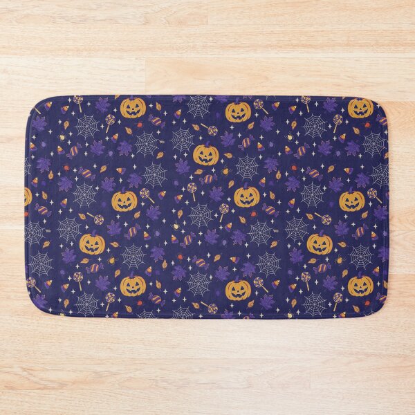 Item preview, Halloween Pattern – Pumpkins, Candy & Spiderwebs designed and sold by pumpkinchino.