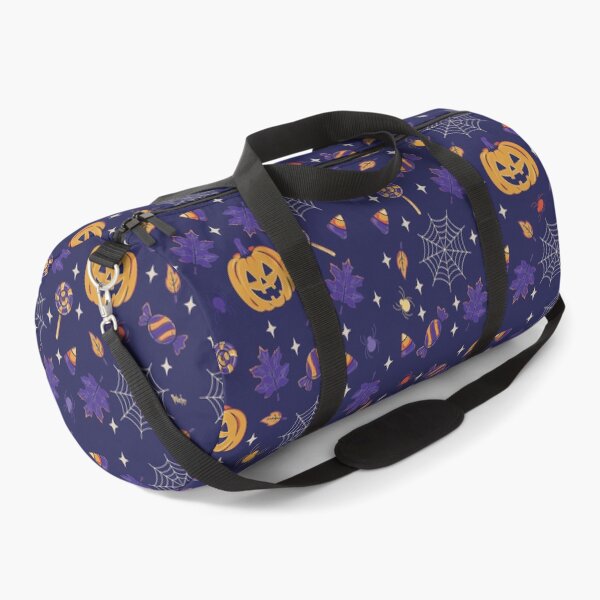 Item preview, Halloween Pattern – Pumpkins, Candy & Spiderwebs designed and sold by pumpkinchino.