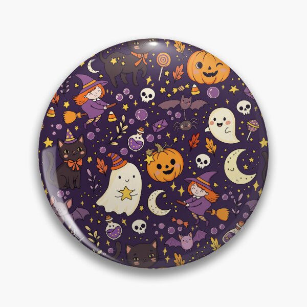 Item preview, Whimsical Kawaii Spooky Friends Halloween Pattern designed and sold by Mimo & Co..
