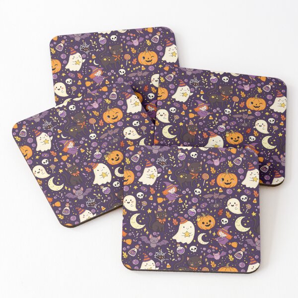 Item preview, Whimsical Kawaii Spooky Friends Halloween Pattern designed and sold by Mimo & Co..
