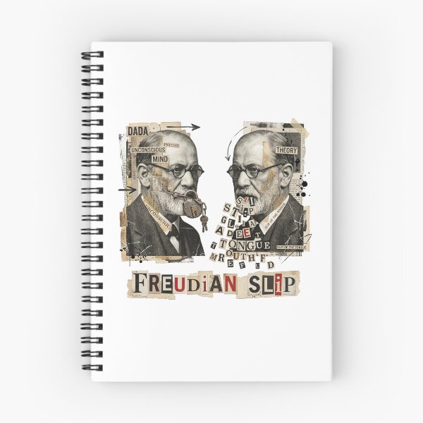 Item preview, Sigmund Freud Psychoanalysis & Freudian Slip Collage  designed and sold by OzzFrequency.