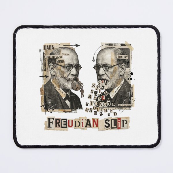 Item preview, Sigmund Freud Psychoanalysis & Freudian Slip Collage designed and sold by OzzFrequency.