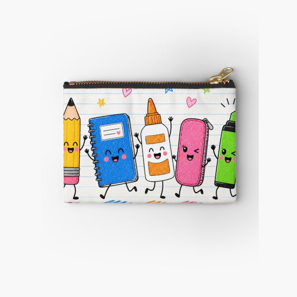 Item preview, Cute Kawaii Back to School Supplies on Notebook Paper designed and sold by khadijaAchaki.