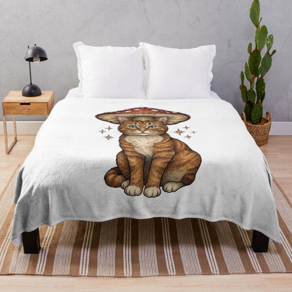 Item preview, Vintage Cat with Red Mushroom designed and sold by SOUFIANE1991.