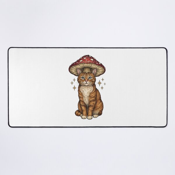 Item preview, Vintage Cat with Red Mushroom  designed and sold by SOUFIANE1991.