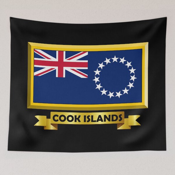 Aperçu de l'œuvre ÎLES COOK Cadeaux, autocollants et produits (N) créée et vendue par mpodger.