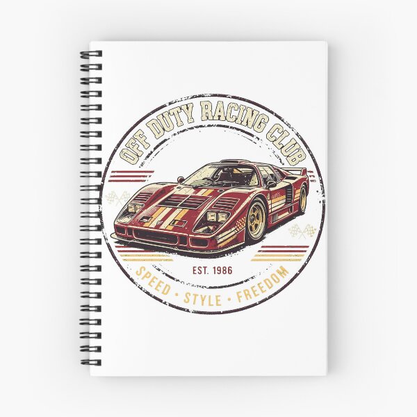 Item preview, Off Duty Racing Club Vintage Car Design designed and sold by DansStoreD23.