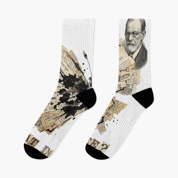 Item preview, Sigmund Freud Psychoanalysis & Freudian Slip Collage designed and sold by OzzFrequency.